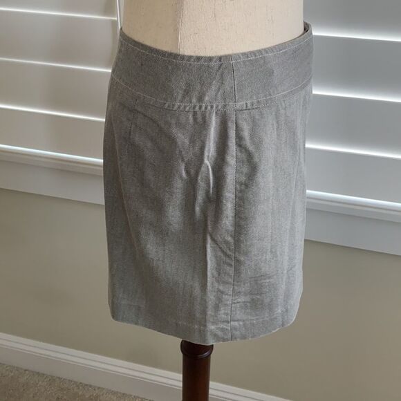 Sz 5/6 Express Stretch wrap skirt grey - Picture 3 of 8